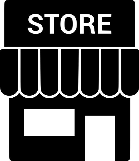 Store Shop Market Retail Commercial Webshop Webstore Svg Png Icon Free