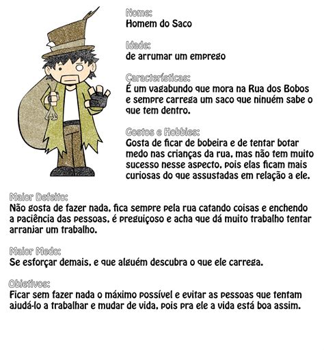 História Do Homem Do Saco Infantil