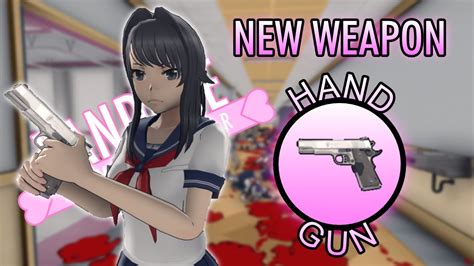 New Handgun Weapon Reimagined Yandere Simulator Concept Remake Youtube