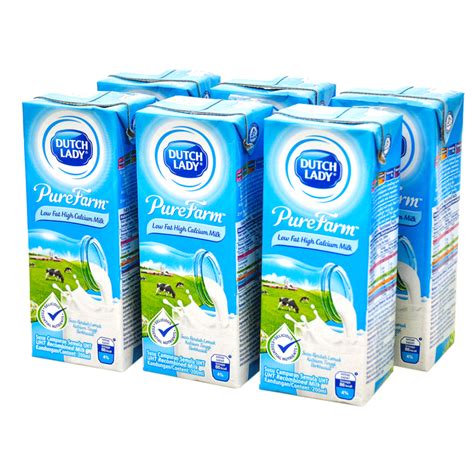 Dutch lady milk packet full cream 1 ltr. Dutch Lady Pure Farm Low Fat 200ml x 24pack - Redtick Plus