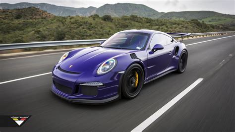 Purple Beast Vorsteiner Goes To Town On Porsche 911 Gt3 Rs