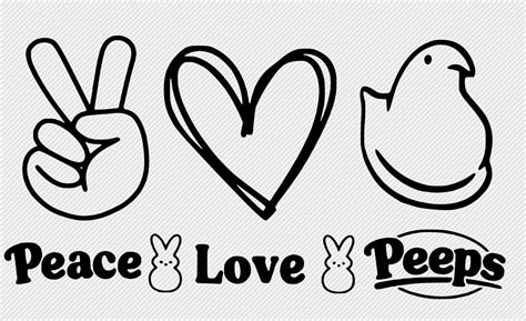 Peace Love Peeps - Etsy