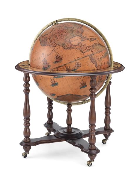Classic Extra Large Globe Apollo 16th Century Replica Floor Stand Globe