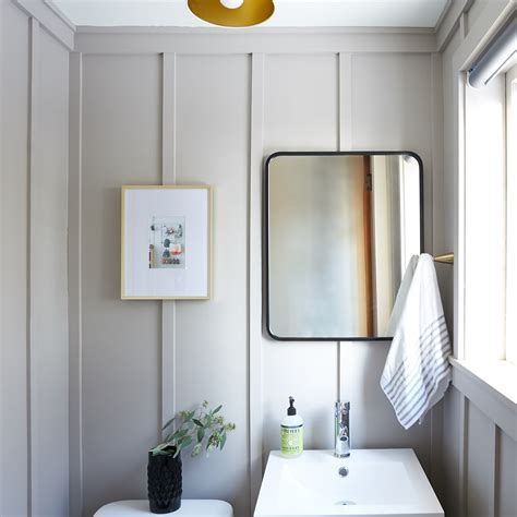 How To Modern Board And Batten Powder Room The Sweet Beast