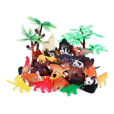 Amazon Animals Figure 54 Pcs Mini Jungle Animals Toy Set524prime