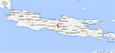 Borobudur On Map Of Java