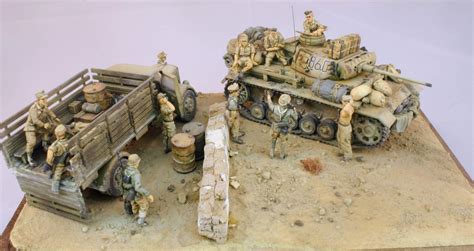 Desert Resupply 1943 My Finished Afrika Korps Diorama R Modelmakers