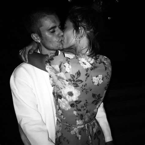 kisses for days from justin bieber and hailey baldwin s cutest pics e news