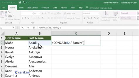 Cara Menggabungkan Dua Atau Lebih Kolom Di Excel Tanpa Kehilangan Data