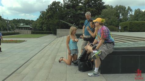 Horny Blonde Anal Slut Disgraced For Berlin Tourists