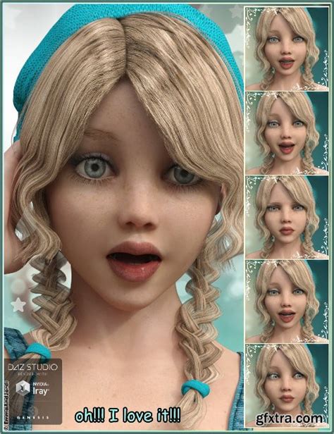 Awesomity Mix And Match Expressions For Tween Julie 7 And Genesis 3 Female S Gfxtra