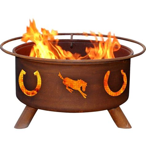 Horseshoes Fire Pit Woodland Direct Metal Fire Pit Fire Pit