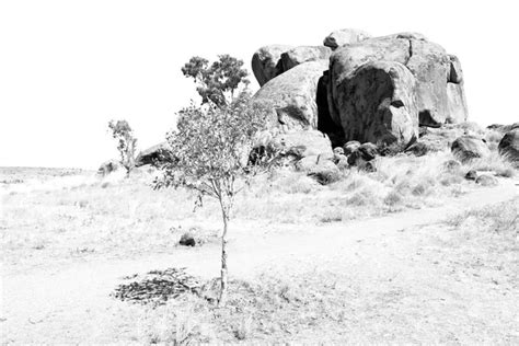 Australia Rocks Devil Marble Northern Territory — Stock Photo © Lkpro