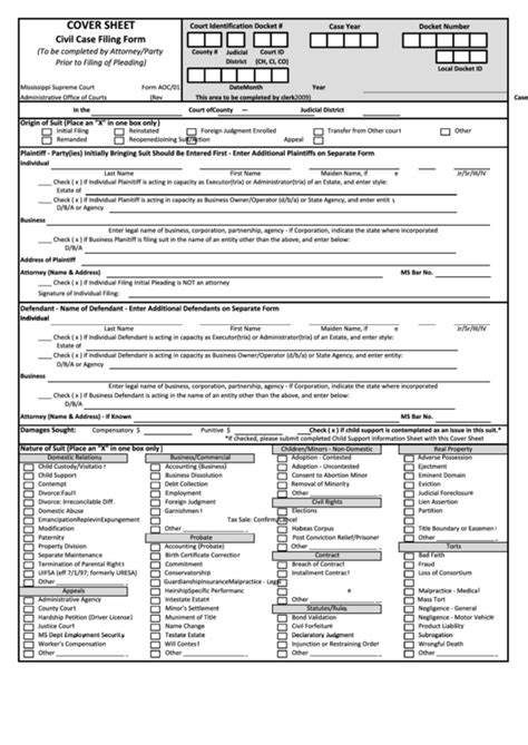 Forms For Civil Suit Superior Court In Paulding County Ga