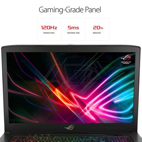 Asus Rog Strix Gl703vm Scar Edition 173” 120hz Gaming Laptop Gtx 1060