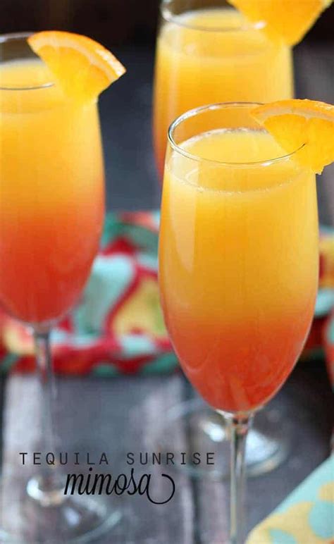 Tequila Sunrise Mimosa The Blond Cook