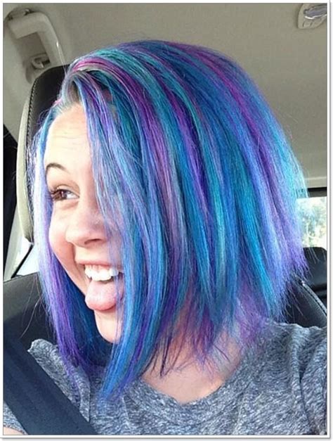 115 Extraordinary Variations Of Blue And Purple Hair For You