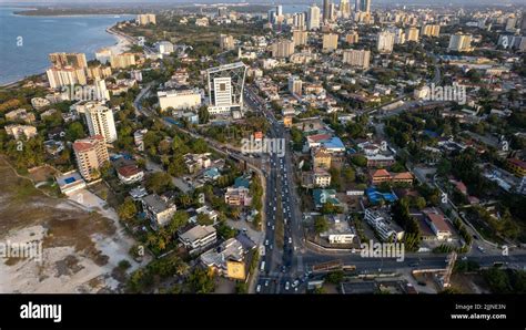An Aerial View Of The Dar Es Salaam City Stock Photo Alamy