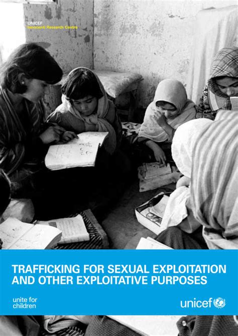 Trafficking For Sexual Exploitation And Other Exploitative Purposes