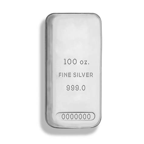 100 Oz Silver Bar Buy 100 Ounce Silver Bars Online