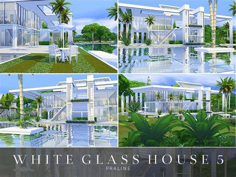 Hi friends…„prior go to further, i'm saying sorry to all, because of these three… 1. White Glass House 5 Mod - Sims 4 Mod | Mod for Sims 4