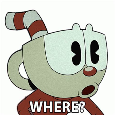 Where Cuphead Sticker Where Cuphead The Cuphead Show Discover