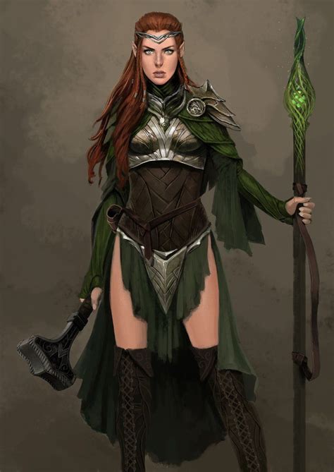 Twitter Elves Fantasy Elf Armor Female Elf