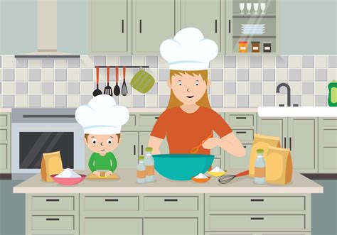 Kids Cooking Vector Art Icons And Graphics For Free Download