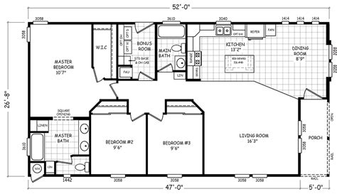 24 X 48 Homes Floor Plans House Design Ideas