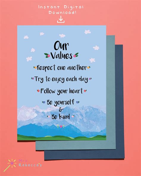 Kindness Posters Values And Respect In The Classroom 6b7