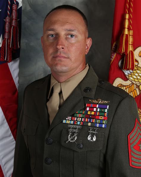 Sergeant Major Justin L Ezell 1st Marine Division Leaders