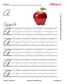 alphabet letter formation practice sheets reading