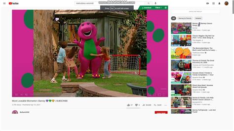 Barney Comes To Life Happy Birthday Barney Youtube