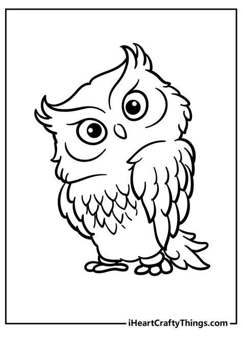 Owl Coloring Printable