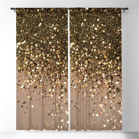 Blackout Windows Blackout Curtains Window Curtains Black And Gold