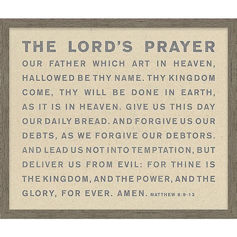 The Lords Prayer Print Lifeway