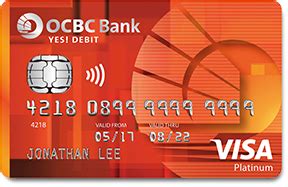 Long before ocbc formed, there ocbc became the second largest bank not just in singapore, but in southeast asian countries as well. OCBC YES! Debit Card | Debit Card Application