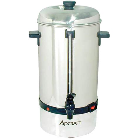 Stainless Steel Coffee Percolator Coffee Urn 40 Cup Cp 40 Adcraft