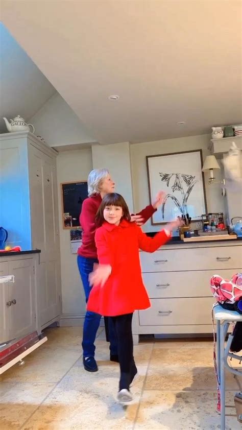 granddaughter dances beautifully making grandpa and grandma join in