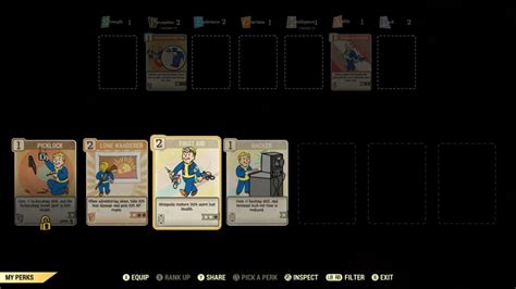 Fallout 76 Perk Cards Guide How To Equip Them And Basics