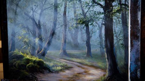 Winding Path Landscape Painting Youtube