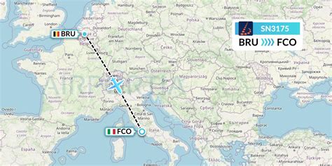 Sn3175 Flight Status Brussels Airlines Brussels To Rome Dat3175