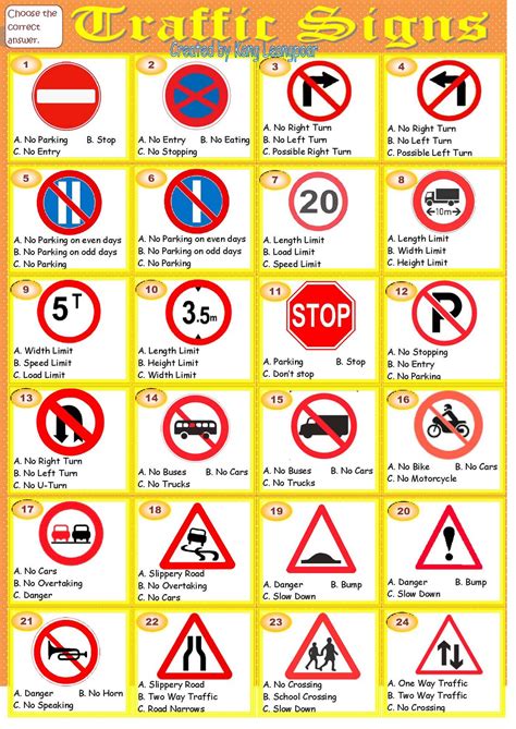 Road Signs And Meanings Clipart Best