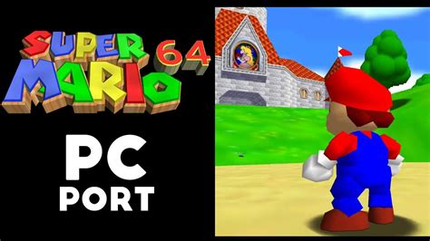 Gameplay Super Mario 64 Pc Dx12 Port Native Not Emulation