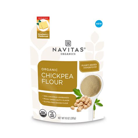 Organic Chickpea Flour Garbanzo Bean Flour Navitas Organics