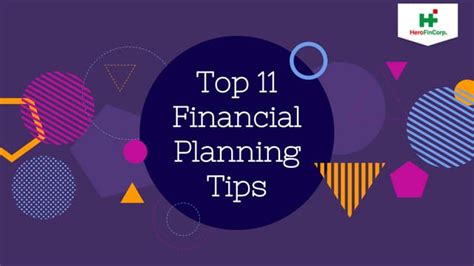 Top 11 Financial Planning Tips Ppt