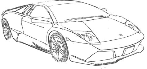 Lamborghini Murcielago Drawing