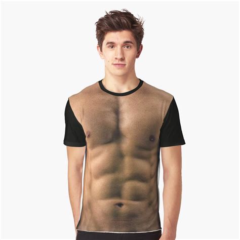 Muscle Man 6 Pack Abs T Shirt For Sale By Avrojonny Redbubble