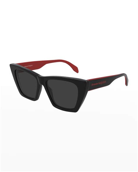 Alexander Mcqueen Dramatic Acetate Cat Eye Sunglasses Neiman Marcus