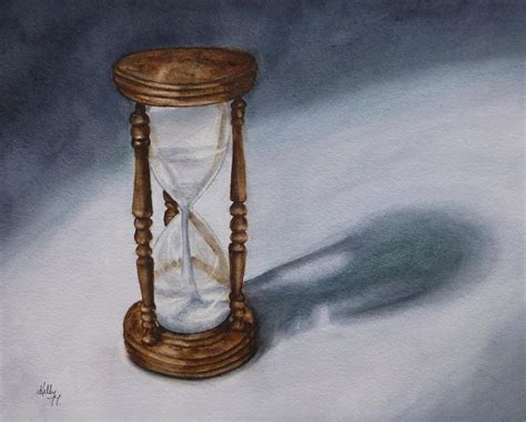 Evening Hourglass Painting By Kelly Mills